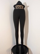 Czarne legginsy VOGUE z wysokim stanem – rozmiar S