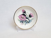 Royal Worcester – talerz porcelanowy z motywem maków, England