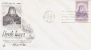 USA. 1955-58/dziesięć ilustrowanych kopert pierwszego dnia obiegu.
