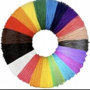 Filamenty PLA 1,75mm wielokolorowy wkłady do długopisu 3D 20 KOLORÓW 60m