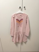 Sukienka dziewczęca coccodrillo 122 różowa motyl