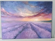 "Nim zgaśnie dzień" - obraz olejny na płótnie