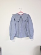 Koszula z dużym kołnierzem Boii Studio M, duży kołnierz, bufki, scandi