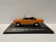 Fiat 125p kabriolet, cabrio 1:43 Legendy FSO
