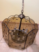 Elegancki żyrandol lampa do dużego pokoju