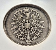 1 Marka 1878 A - srebrna moneta - grading z indywidualnym opisem