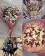 Bukiety jadalne/ ze zdrapek urodziny ślub