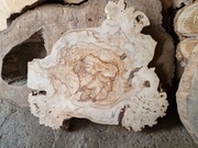 KASZTAN Z CZECZOTĄ 78/66/9 Blat Plaster Drewna Stolik Żywica DIY Wysuszony