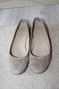 beżowo szare baleriny r 37 Graceland