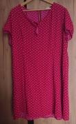 Sukienka Czerwona w białe groszki Mango Violeta rozmiar XL 42