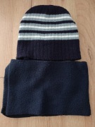 Czapka zimowa chłopięca + szalik rozm.2/4 lata 