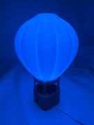 Lampka dekoracyjna nocna balon z koszem led pilot usb 23 cm