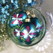 Mini jajko w regionalne wzory - bombka wielkanocna