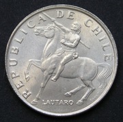Chile 5 escudos 1972 - Lautaro - stan 1/2