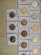 Sprzedam 40 monet 2 zł  plus 3x 5 zł w tym Tykocin 25r.Razem 43 szt.