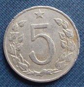 Moneta Czechosłowacja 5 Halerzy 1962