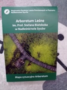 Nadleśnictwo Syców mapa arboretum 