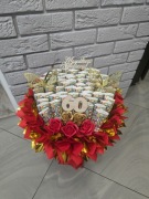 Bukiet z róż mydlanych I 60 zdrapek. 