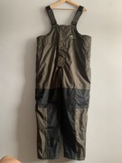 Out Living spodnie narciarskie męskie khaki do lasu w góry na szelkach L XL