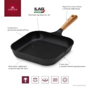 Patelnia grillowa Gerlach Natur 28cm