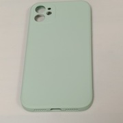 Etui Silikonowe z Mikrofibrą Apple iPhone 12 / 12 Pro Miętowe Case