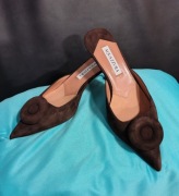 Buty, klapki Aquazurra The Hoop Mule 50, rozmiar 38.