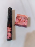Zestaw Benefit Cosmetic - tusz do rzęs+róż do policzków 