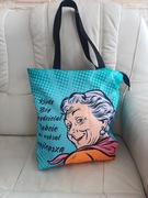 Nowa duza torba shopperka dla babci