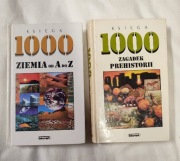 KSIĘGA 1000 ZAGADEK PREHISTORII +ZIEMIA od A do Z [K84]