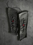 Karawasze, naramienniki, długie rękawiczki fantasy, metal, alternative