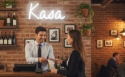 NEON SZYLD KASA DO KASY TUTAJ KASA NAPIS LED TEKST DOWOLNY NEONOWY ZNAK