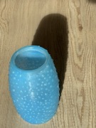 Wazon asteroid niebieski PRL vintage retro stary