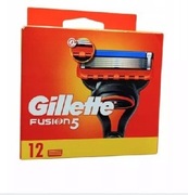 Ostrza Gillette Fusion 5 12 sztuk Oryginalne 