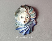 Maska wenecka ceramiczna do zawieszenia na ścianie