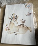 OBRAZ OBRAZKI DLA DZIECI BOHO SARENKI LAS 120CM