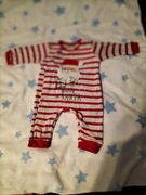 Rampers świąteczny r 62 cm cool club