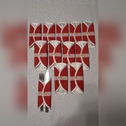 Etui na sztućce świąteczne