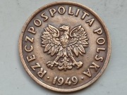 5 groszy 1949 brąz stan 1 (893)