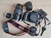 Aparat Canon 50D z obiektywami