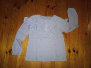 bluzka z długim rękawem 128 NEXT błękitna