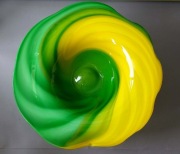 Murano styl.Szklana misa/waza .Ręcznie formowana. 34cm