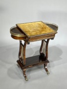 Stolik do gry tryktraka oraz szachy,  w stylu Empire , Francja XIX w.