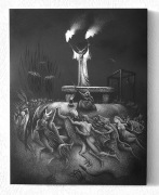 Gustave Dore Obraz ręcznie rzeźbiony w blasze ...