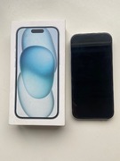 iPhone 15 128GB Blue | Super stan | Pudełko | 87% baterii
