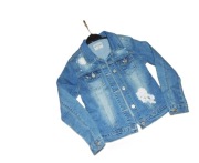 dżinsowa niebieska dziewczęca  kurtka katana na 10l