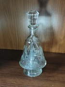 Kryształowa karafka szkło PRL 