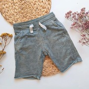 Szorty krótkie spodenki 98 In Extenso floral kwiaty kwiatki zielone jasne 