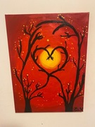 Walentynkowy obraz „ Walentynkowe serce „