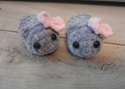 Maskotka pluszak Sad hamster Smutny chomik chomiczek Mikołaj bff match