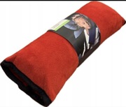 Miękka puszysta nakładka ochronna na pasy czerwona czarna i niebieska